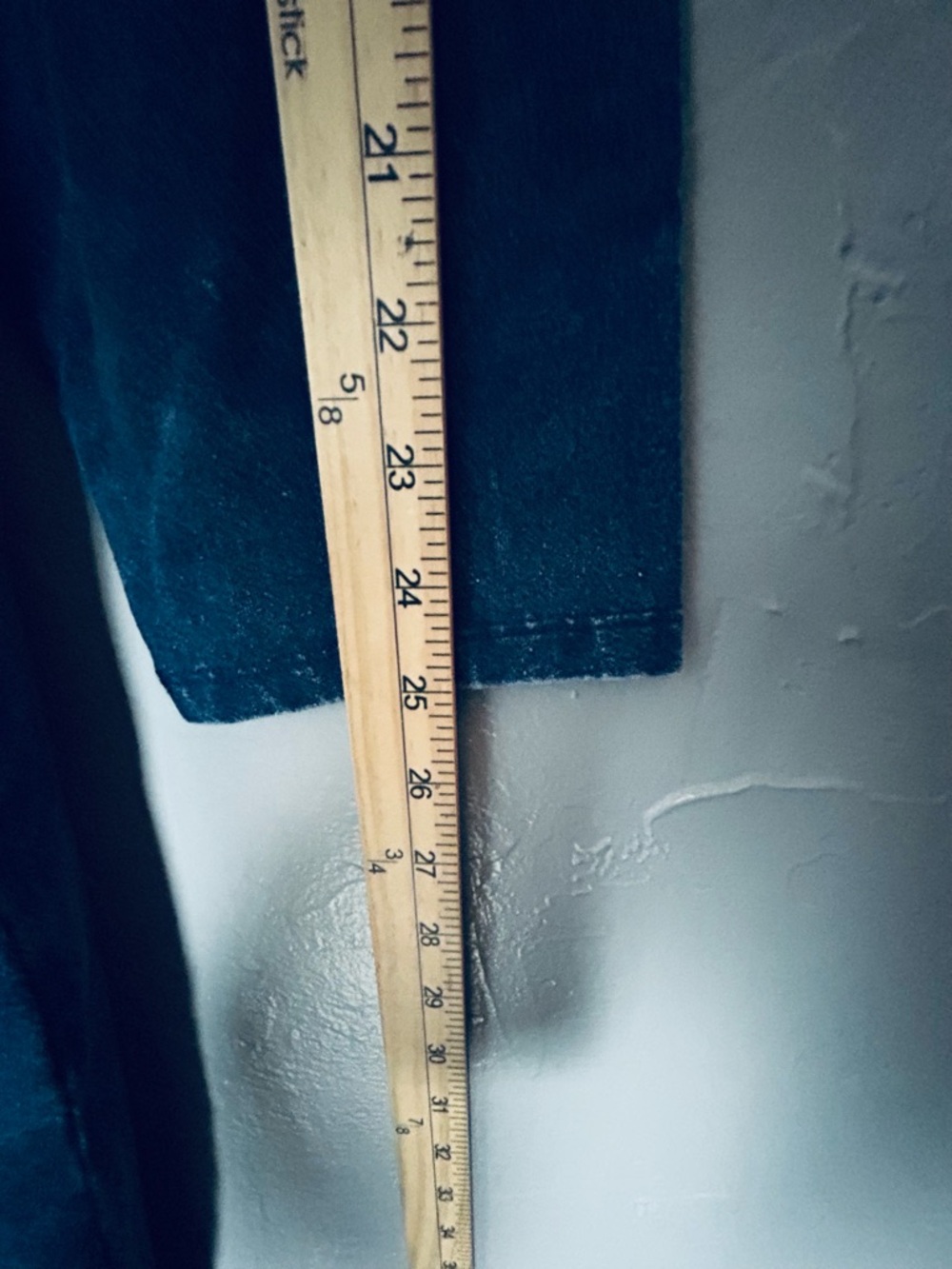 Soft Surroundings Janet knit denim look Maxi Dress w/Long Sleeves minimalist - Picture 13 of 15